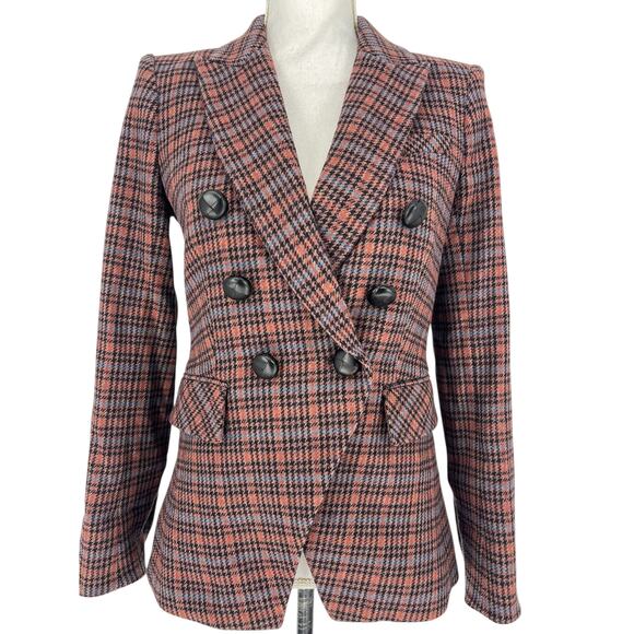 Veronica Beard Red Miller Dickey Jacket in Mauve Multi - Picture 6 of 16